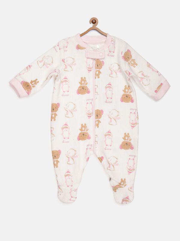 Fleece Babysuit-Front Opening image number null
